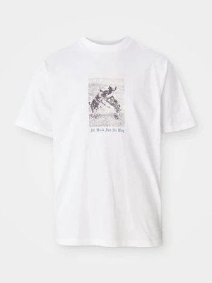 T-shirt z nadrukiem Carhartt WIP biały