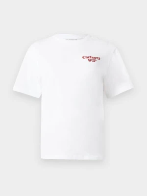 T-shirt z nadrukiem Carhartt WIP biały