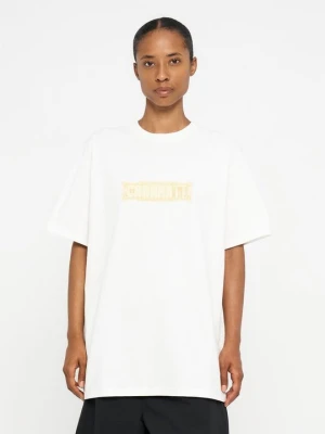 T-shirt z nadrukiem Carhartt WIP biały