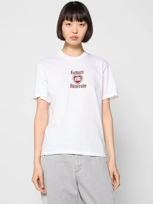 T-shirt z nadrukiem Carhartt WIP biały