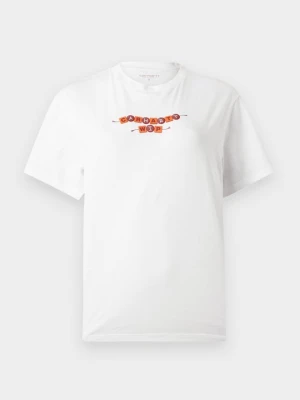 T-shirt z nadrukiem Carhartt WIP biały