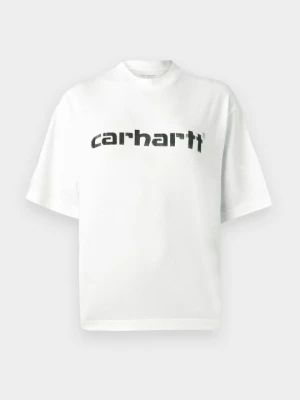T-shirt z nadrukiem Carhartt WIP biały