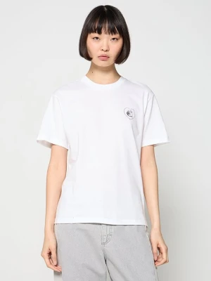T-shirt z nadrukiem Carhartt WIP biały
