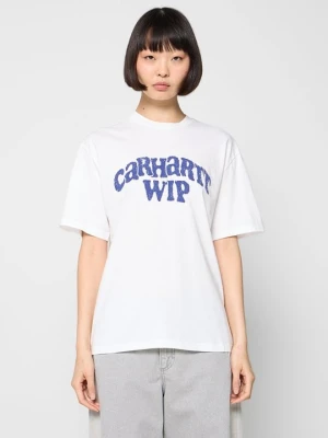 T-shirt z nadrukiem Carhartt WIP biały