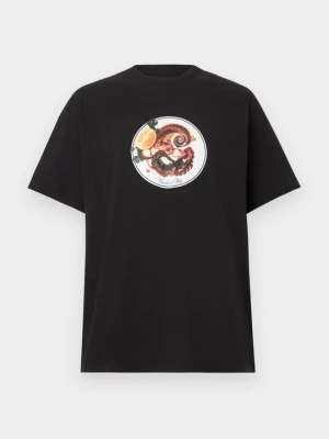 T-shirt z nadrukiem Carhartt WIP czarny