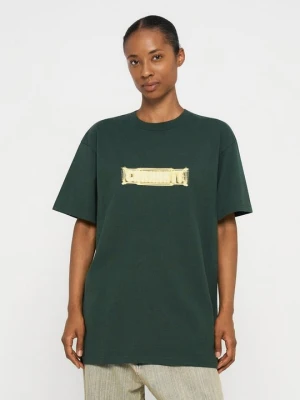 T-shirt z nadrukiem Carhartt WIP zielony