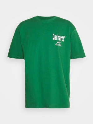 T-shirt z nadrukiem Carhartt WIP zielony