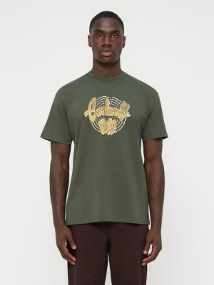T-shirt z nadrukiem Carhartt WIP zielony