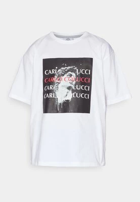 T-shirt z nadrukiem carlo colucci