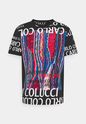 T-shirt z nadrukiem carlo colucci