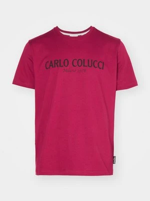 T-shirt z nadrukiem carlo colucci