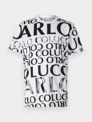 T-shirt z nadrukiem carlo colucci