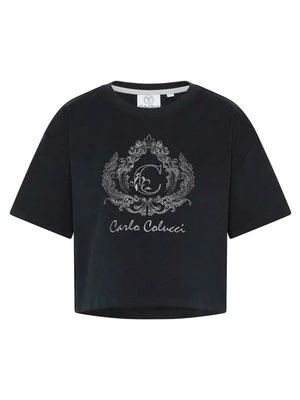 T-shirt z nadrukiem carlo colucci