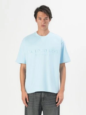 T-shirt z nadrukiem carlo colucci