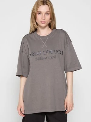 T-shirt z nadrukiem carlo colucci