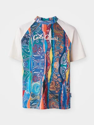 T-shirt z nadrukiem carlo colucci