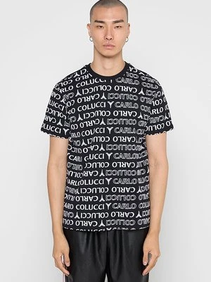 T-shirt z nadrukiem carlo colucci