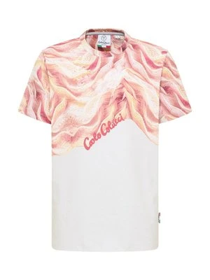 T-shirt z nadrukiem carlo colucci