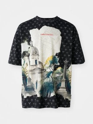 T-shirt z nadrukiem carlo colucci