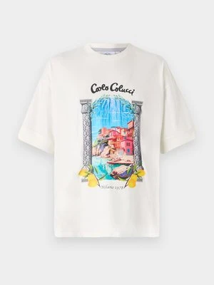 T-shirt z nadrukiem carlo colucci