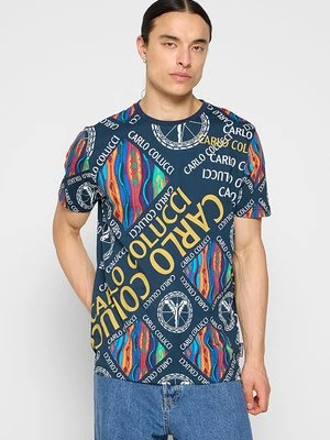 T-shirt z nadrukiem carlo colucci