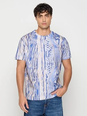 T-shirt z nadrukiem carlo colucci