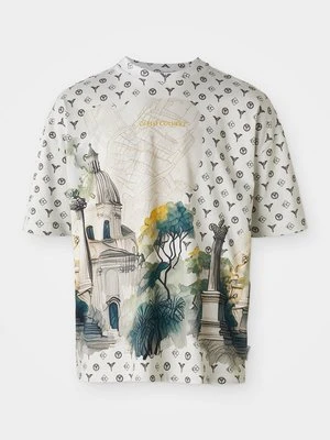 T-shirt z nadrukiem carlo colucci