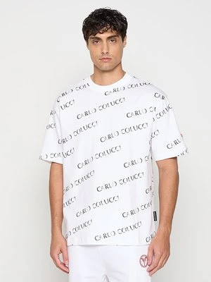 T-shirt z nadrukiem carlo colucci