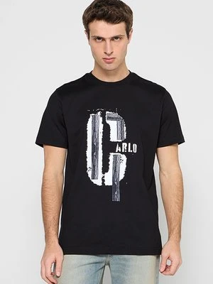 T-shirt z nadrukiem carlo colucci