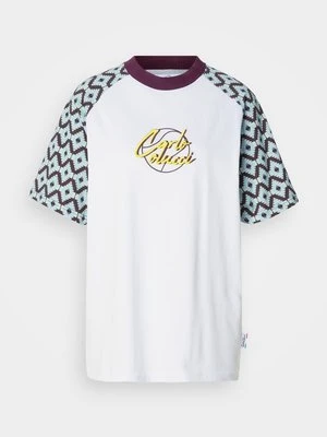 T-shirt z nadrukiem Carlo Colucci biały
