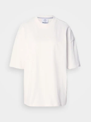 T-shirt z nadrukiem Carlo Colucci mleczny