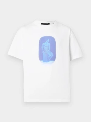 T-shirt z nadrukiem Carne Bollente biały