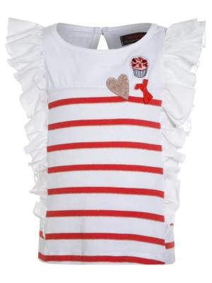 T-shirt z nadrukiem Catimini biały