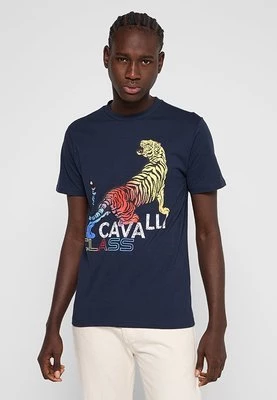 T-shirt z nadrukiem Cavalli Class