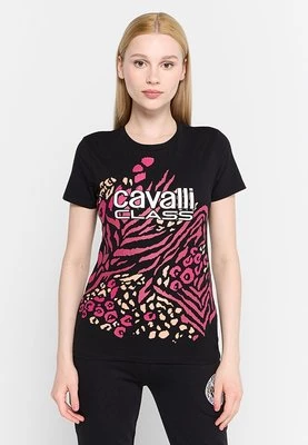 T-shirt z nadrukiem Cavalli Class