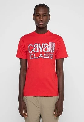 T-shirt z nadrukiem Cavalli Class