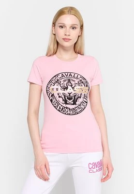 T-shirt z nadrukiem Cavalli Class