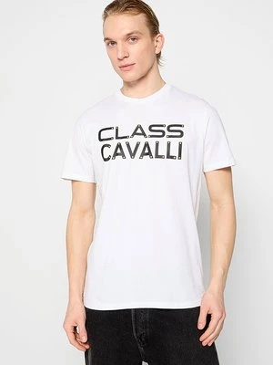 T-shirt z nadrukiem Cavalli Class