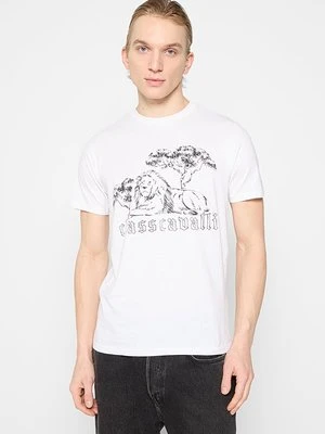 T-shirt z nadrukiem Cavalli Class