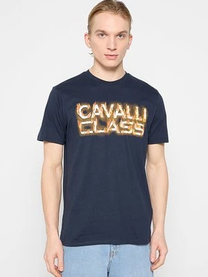 T-shirt z nadrukiem Cavalli Class