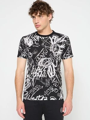 T-shirt z nadrukiem Cavalli Class