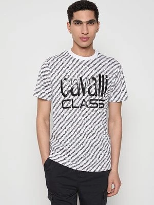 T-shirt z nadrukiem Cavalli Class