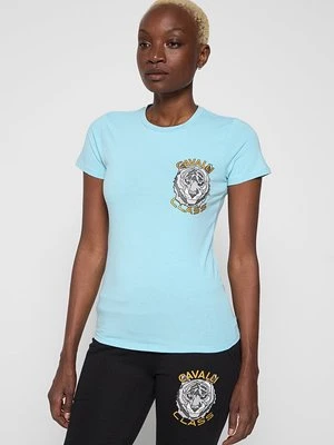 T-shirt z nadrukiem Cavalli Class