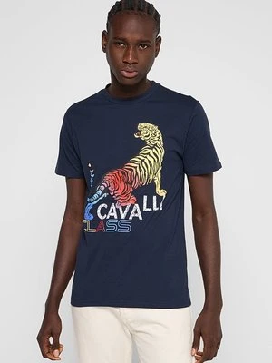 T-shirt z nadrukiem Cavalli Class