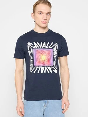 T-shirt z nadrukiem Cavalli Class