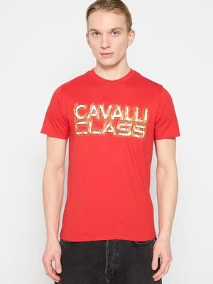 T-shirt z nadrukiem Cavalli Class