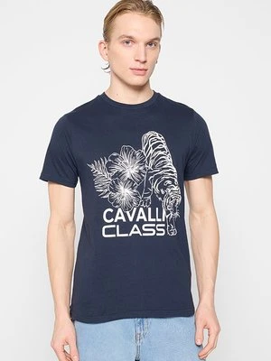 T-shirt z nadrukiem Cavalli Class