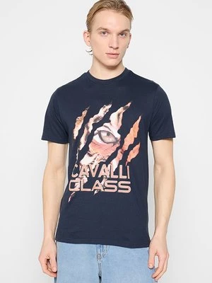 T-shirt z nadrukiem Cavalli Class