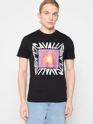 T-shirt z nadrukiem Cavalli Class