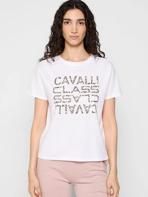 T-shirt z nadrukiem Cavalli Class